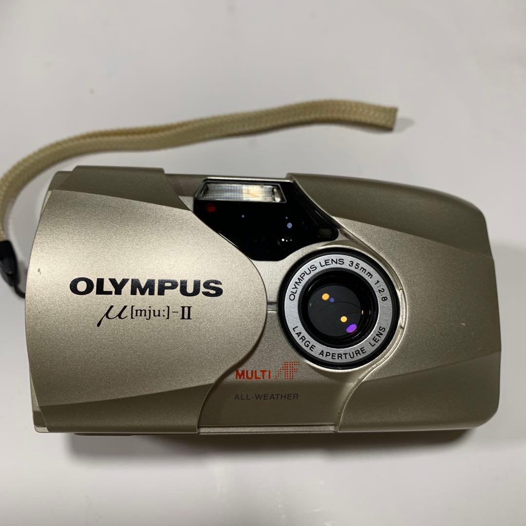 OLYMPUS μ (mju) II 35mm コンパクトフィルムカメラジャンク
