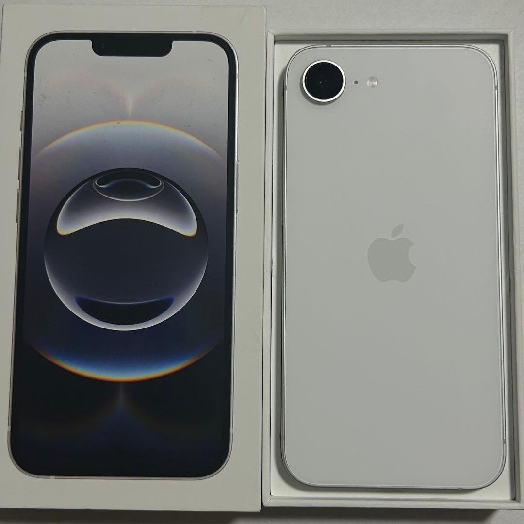 おすすめ⭐︎iPhone16e 128GB ホワイト SIMフリー ⭐︎新品同様⭐︎