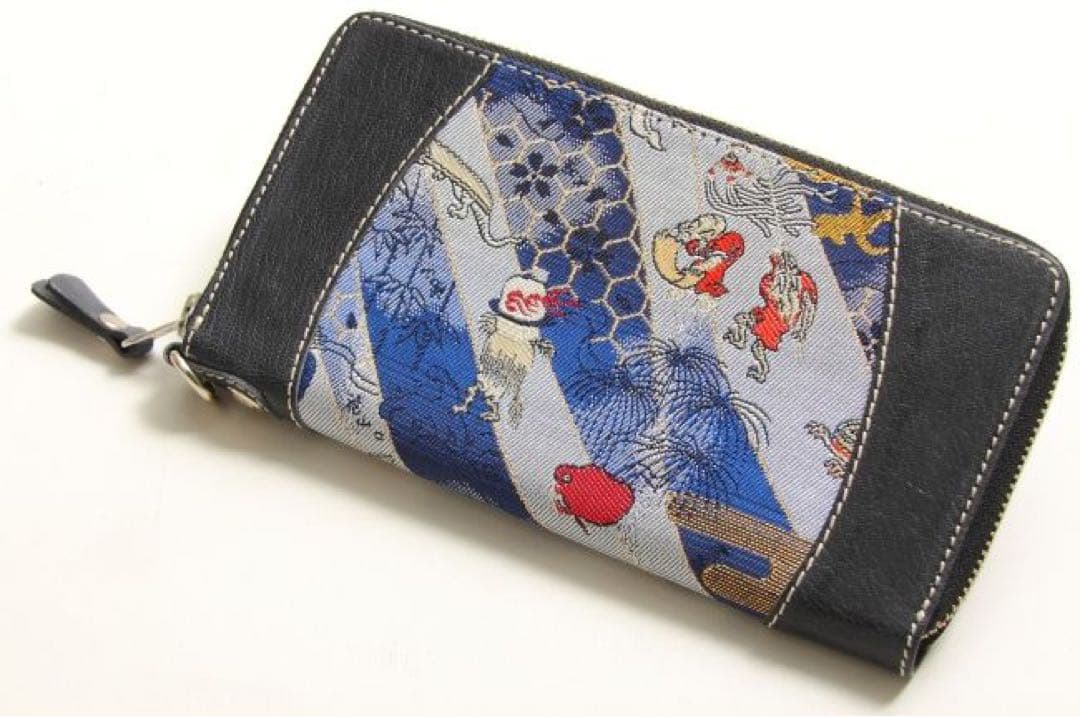 デグナー　DEGNER 花山 長財布 百鬼夜行藍色　新品未使用