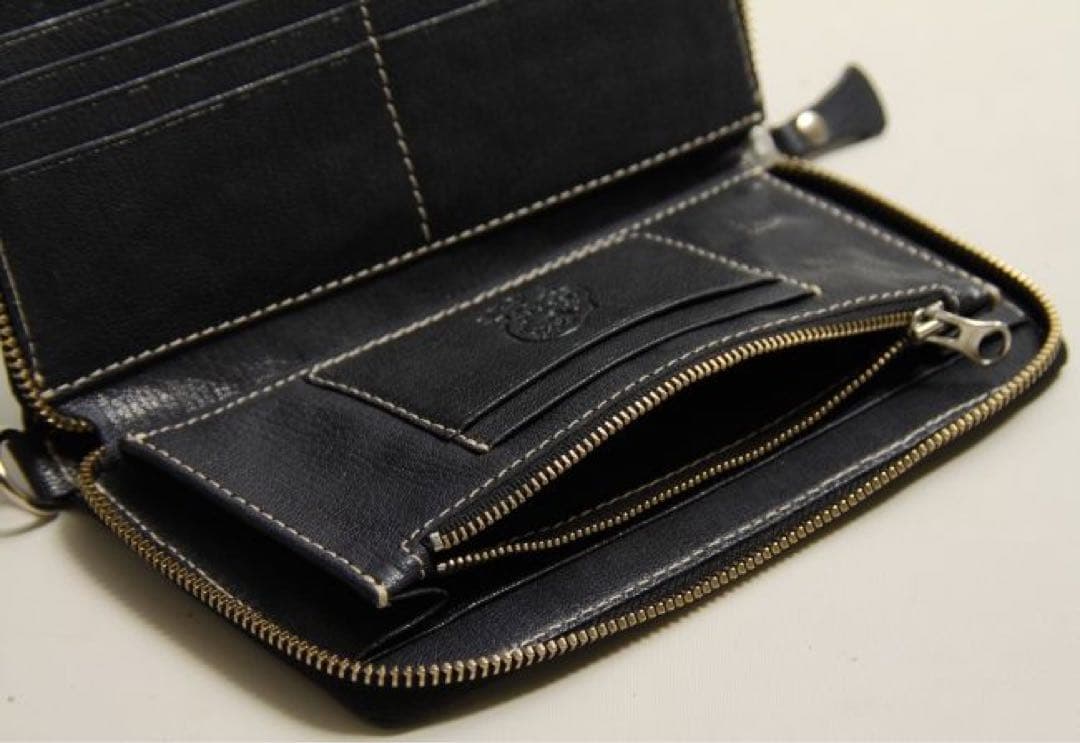 デグナー　DEGNER 花山 長財布 百鬼夜行藍色　新品未使用