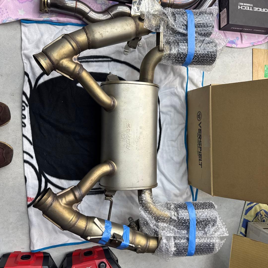  M2 s55用　レムスマフラー、等長中間パイプセット