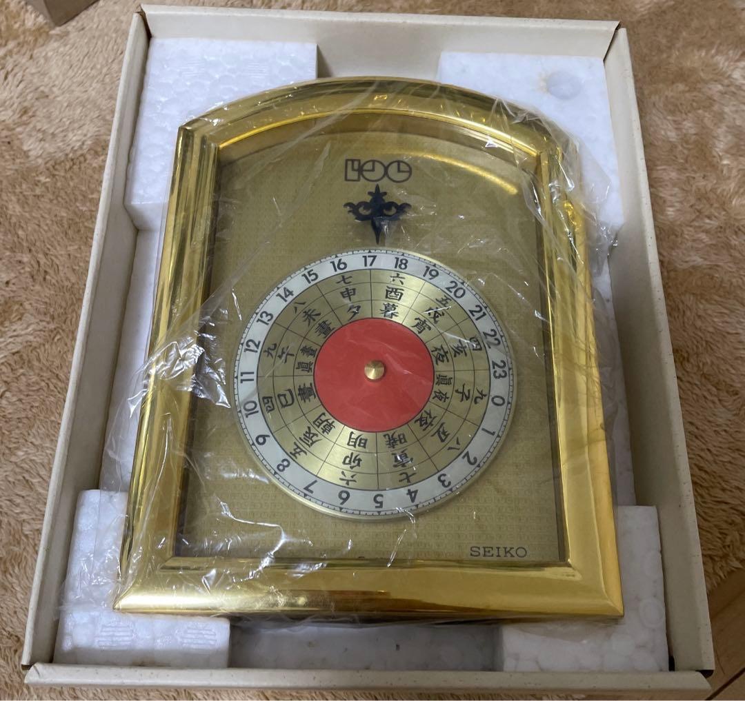 【超希少！非売品】精工舎　SEIKO 服部時計店100年記念置き時計　動作◎