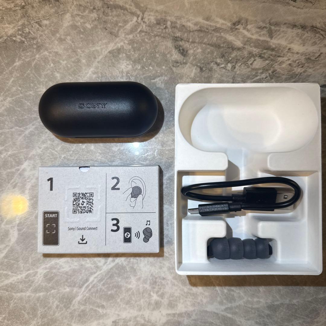 【開封済・新品未使用】ソニーWF-C710N 完全ワイヤレスイヤフォン ブラック