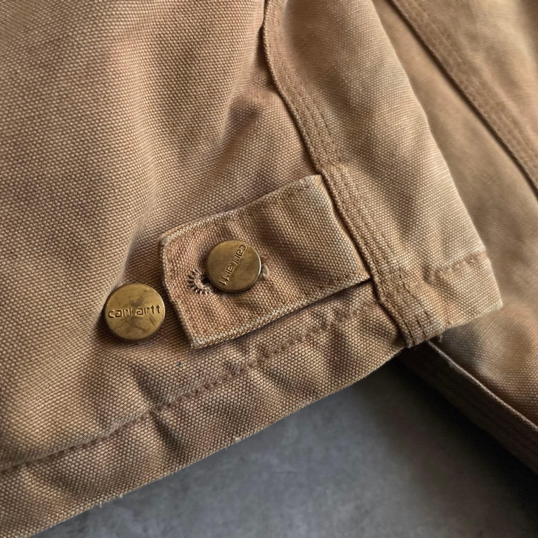 90's■USA製■carhartt トラディショナルジャケット 短丈 フード付