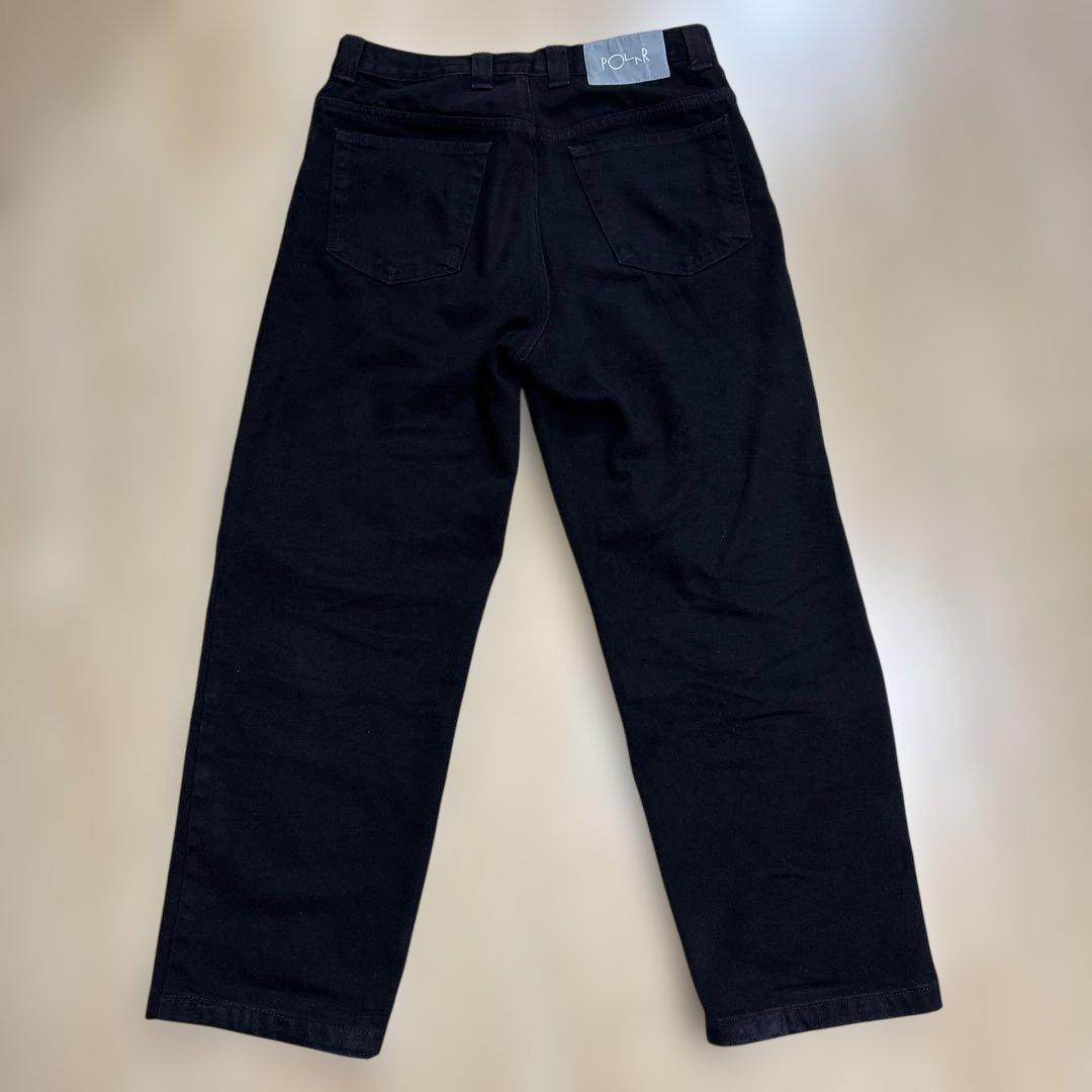 ポーラー93デニム　POLAR 93! PANTS PITCH BLACK