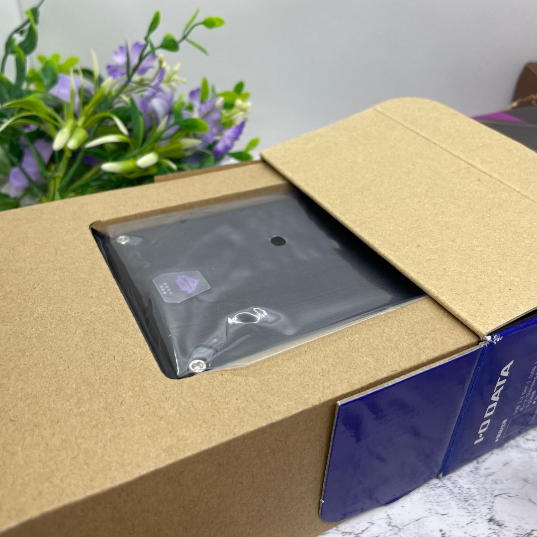 アイオーデータ 2.0対応自動暗号化＆耐衝撃ポータブルSSD500GB