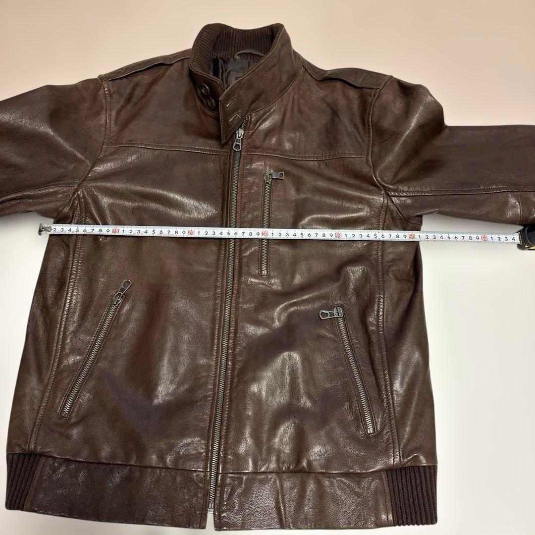Gap 山羊革 レザー ジャケット茶