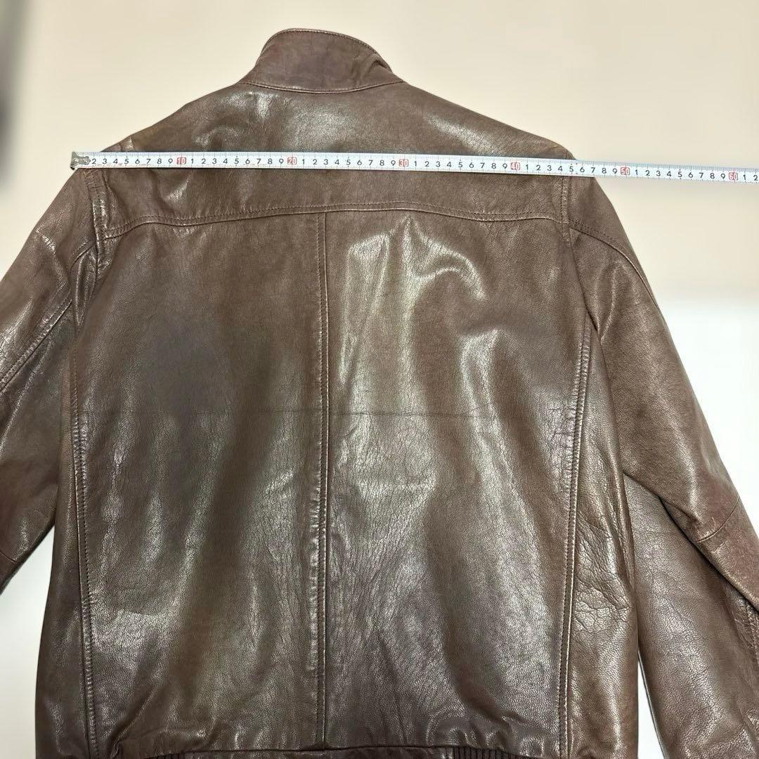 Gap 山羊革 レザー ジャケット茶