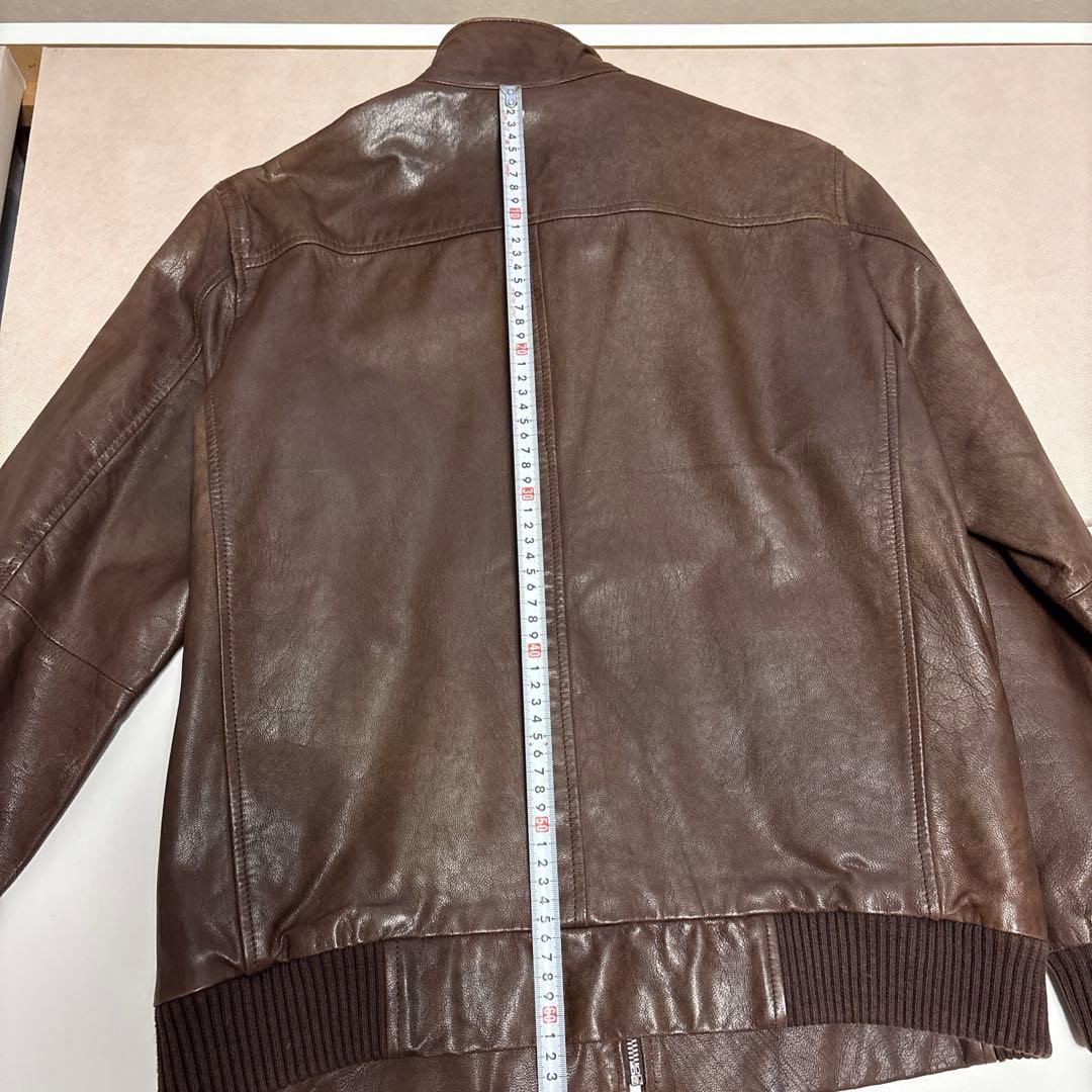 Gap 山羊革 レザー ジャケット茶