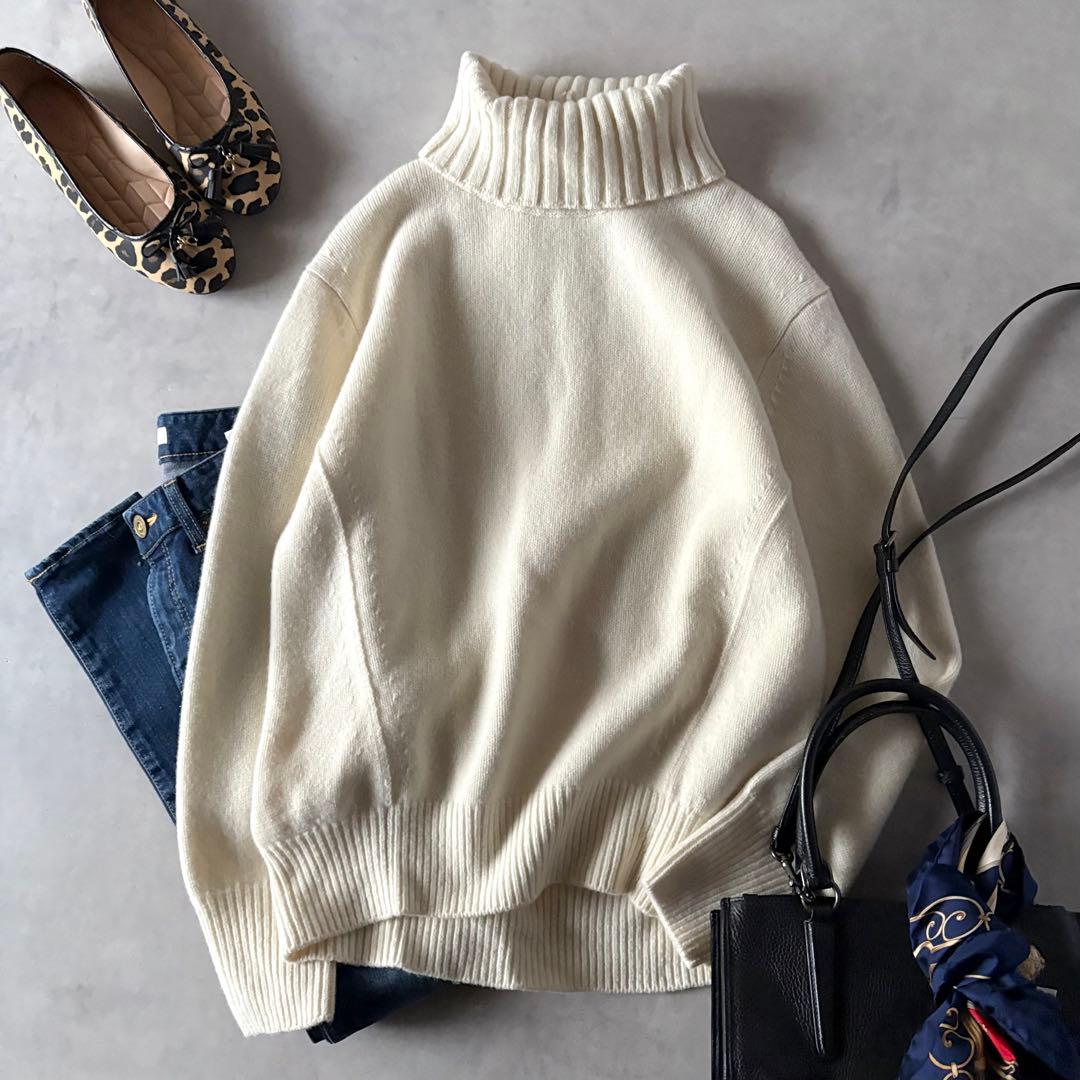 美品♡　ユナイテッドアローズ　ウールカシミヤ　タートルネック　ニット　セーター