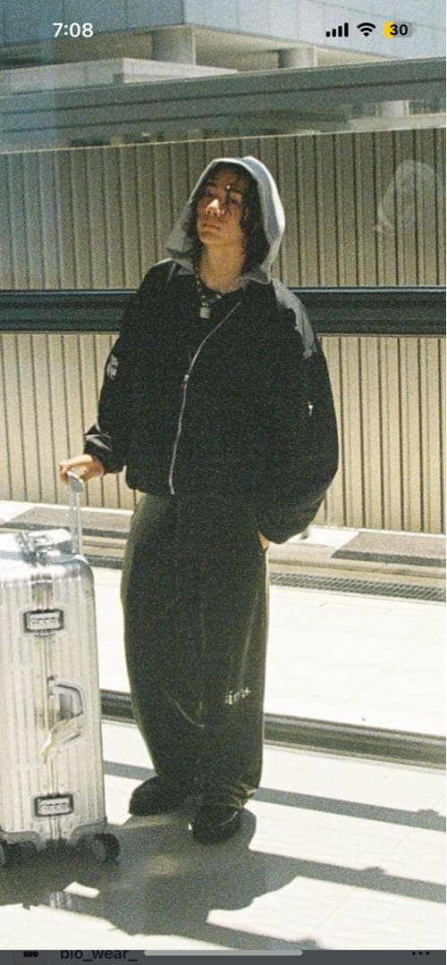 bio wear ベルベットパンツ オリーブグリーン　ポーカーズ