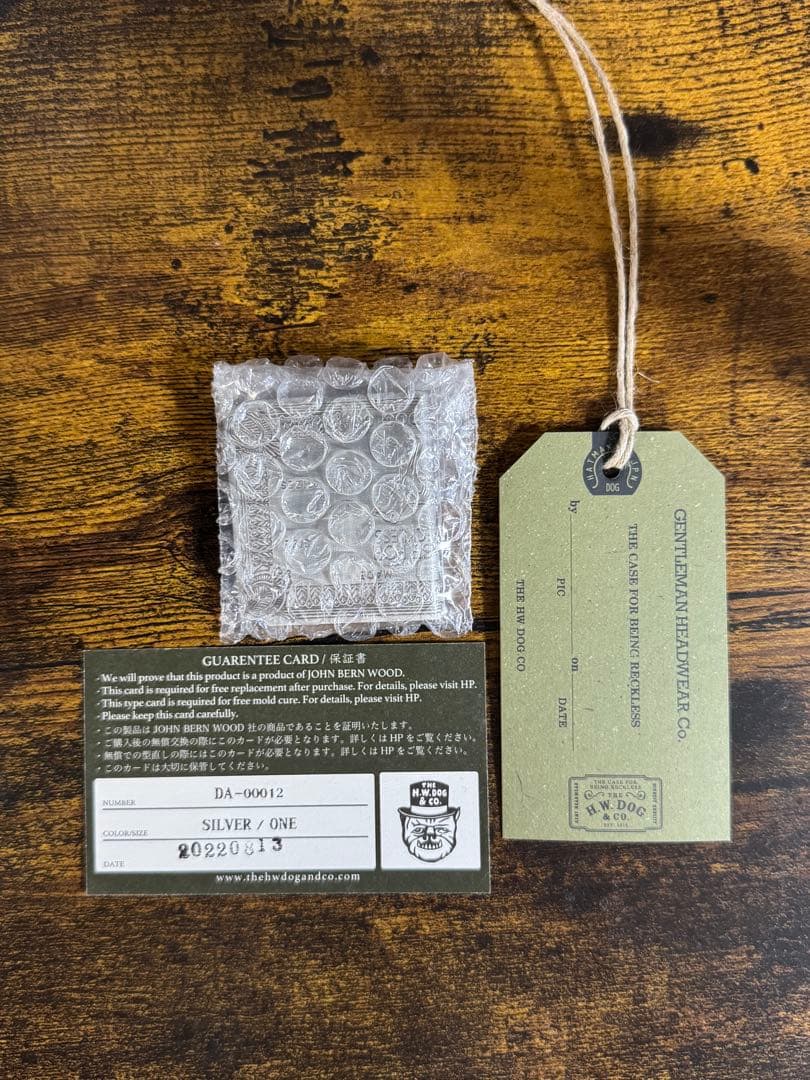 THE H.W.DOG&CO. MONEY CLIP マネークリップ　シルバー