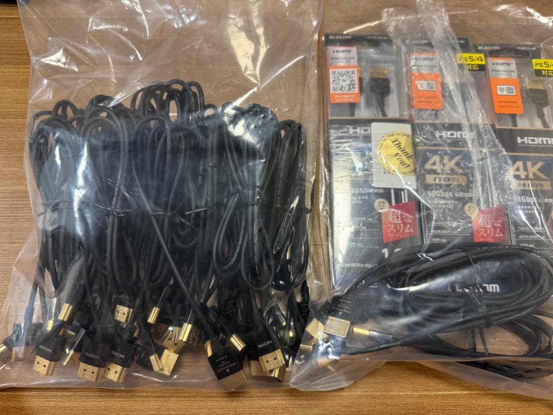 転売・再販OK 沢山 HDMI プレミアムハイスピード スーパースリムコネクタ