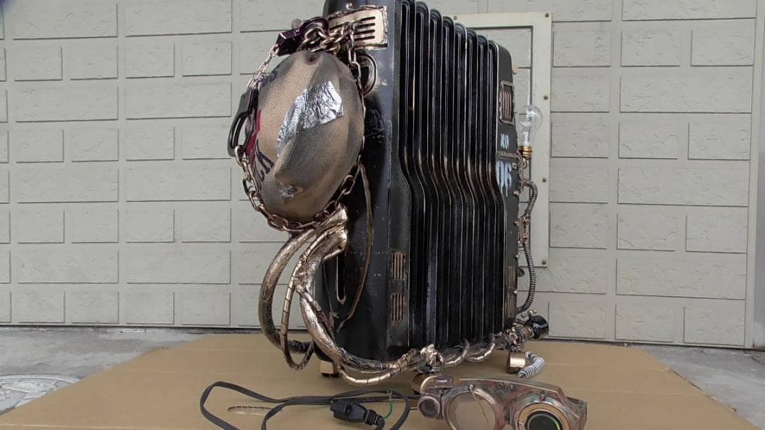 S型３段切り替え500/700 1200W オイルヒーター スチームパンク