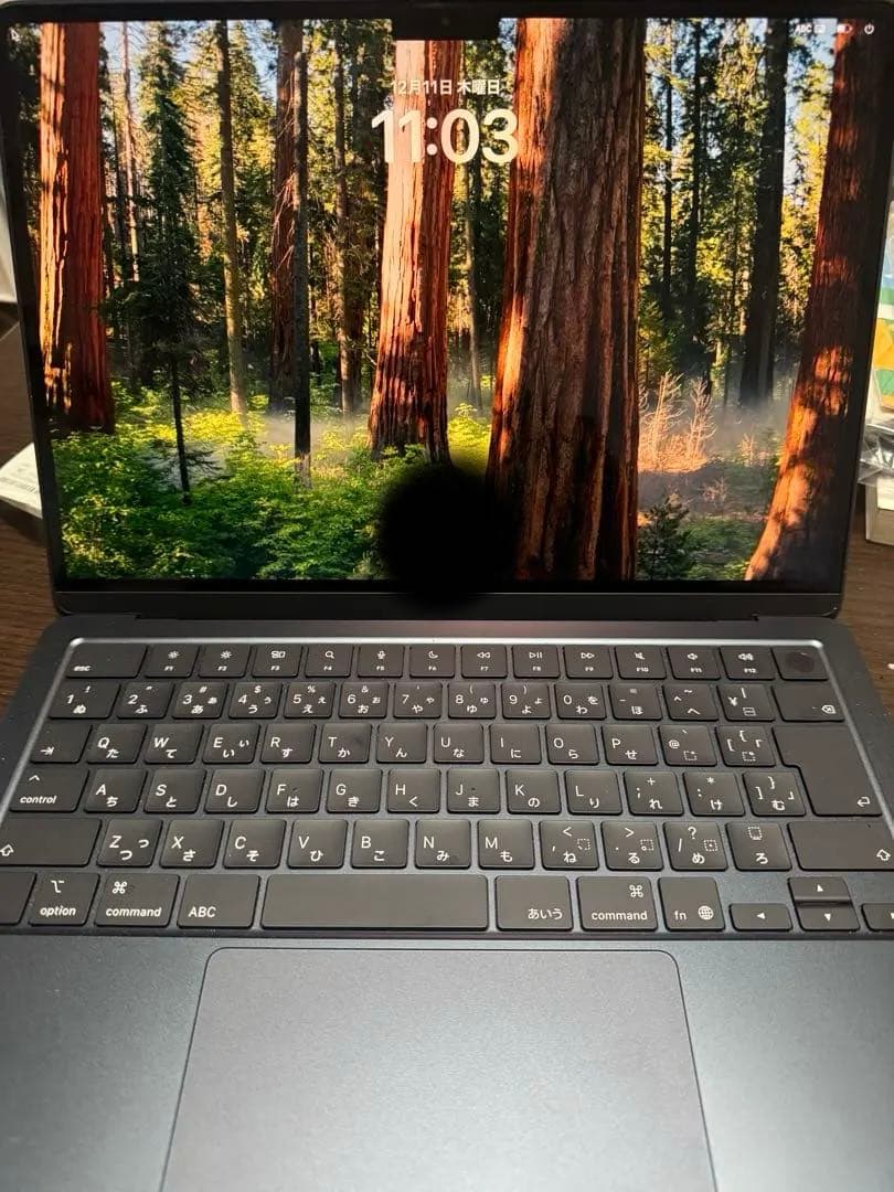 13インチApple MacBookAir M4 ミッドナイトブラック