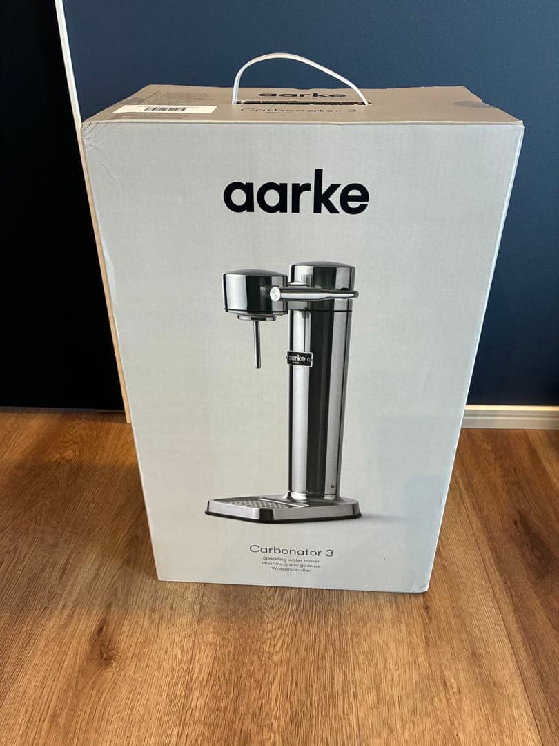 アールケ aarke CARBONATOR 3 スチールシルバー炭酸水メーカー