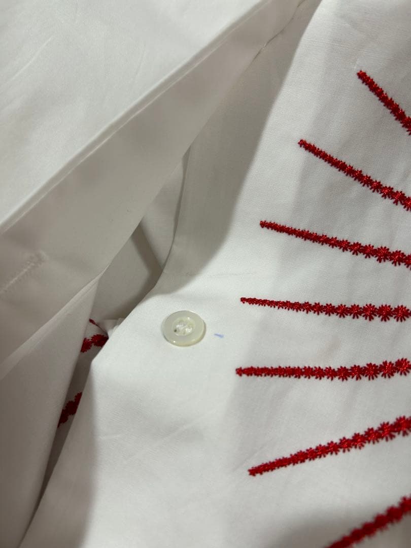 【B品特価】DRIES VAN NOTEN／ドリスヴァンノッテン／刺繍シャツ