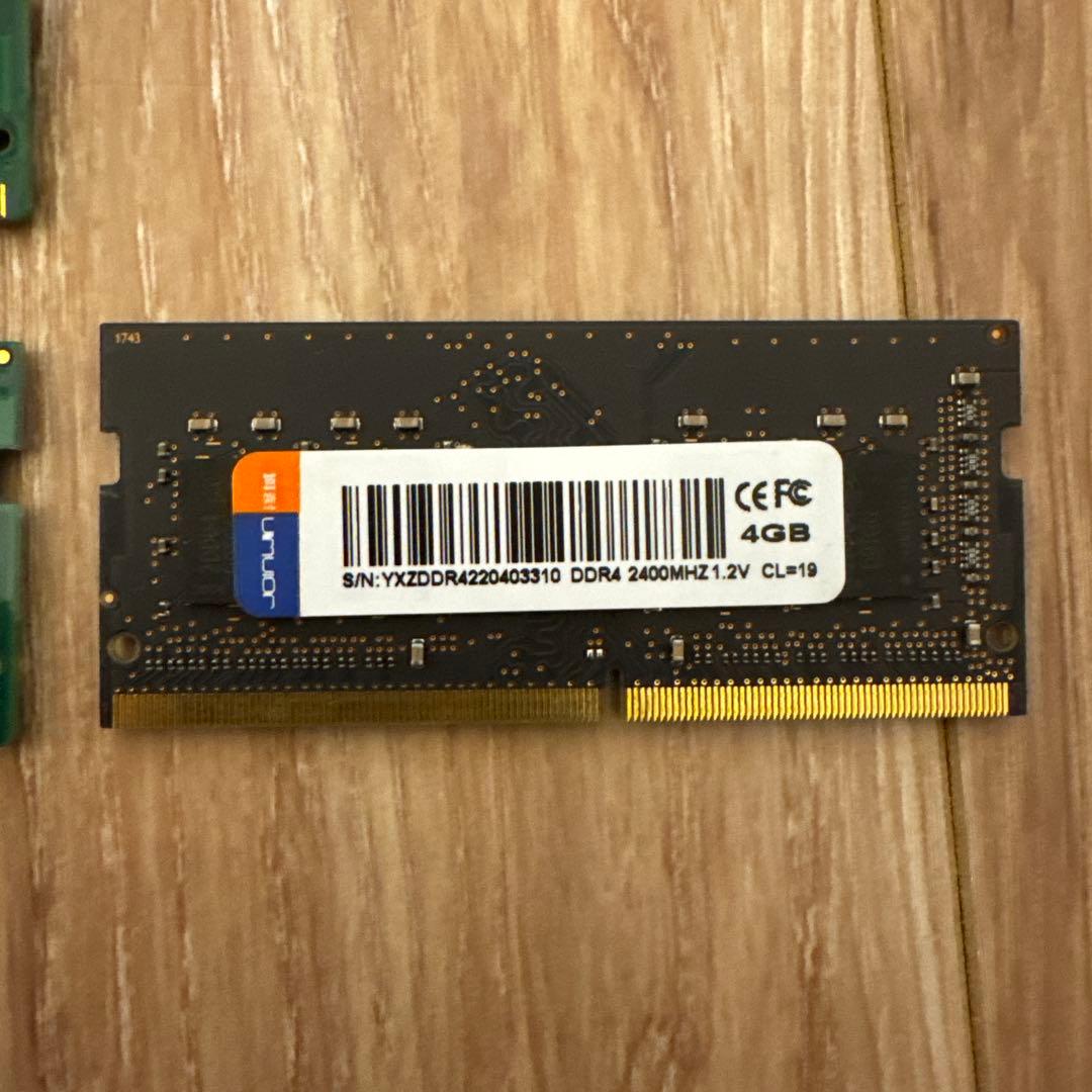 【新品】ノートPC メモリDDR4 4GB 2400 19枚セット