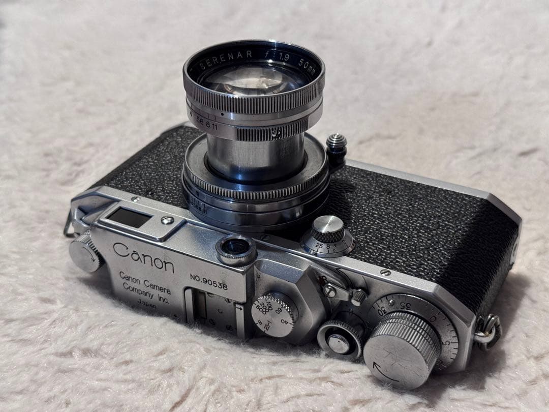 バルナックキャノンCanon Serenar 50mm f1.9 沈胴レンズ