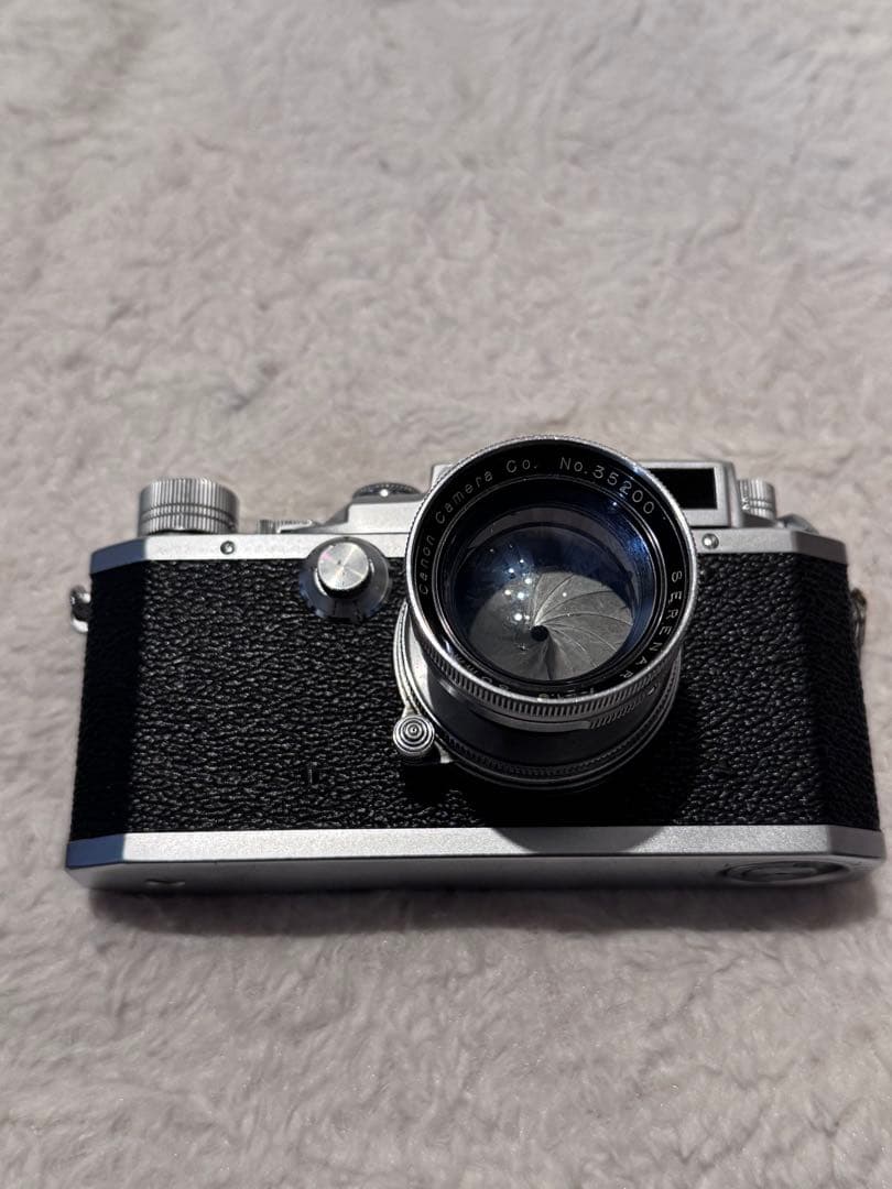 バルナックキャノンCanon Serenar 50mm f1.9 沈胴レンズ