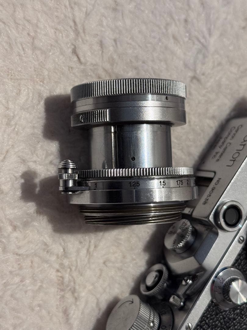 バルナックキャノンCanon Serenar 50mm f1.9 沈胴レンズ