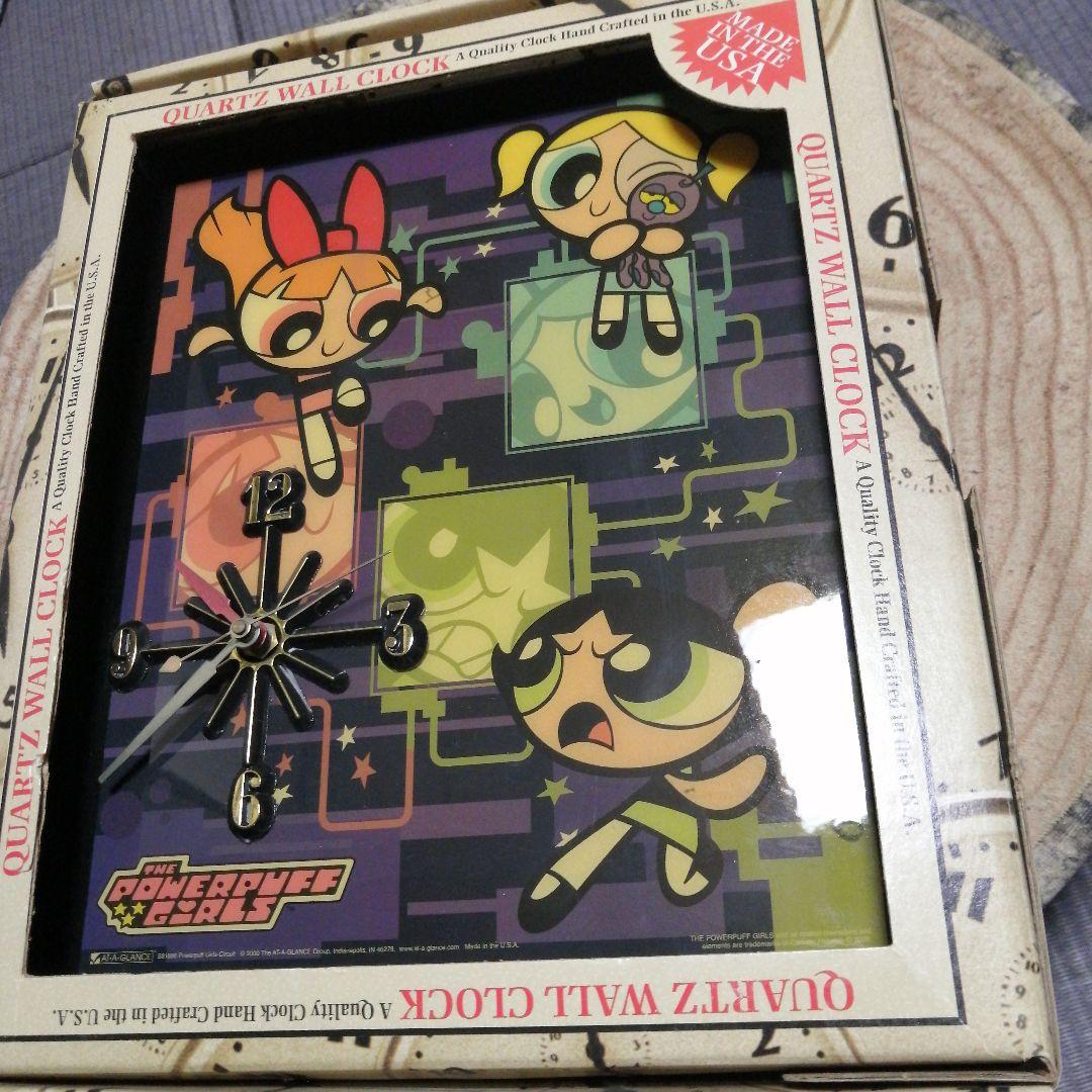 壁掛け時計 パワーパフガールズ