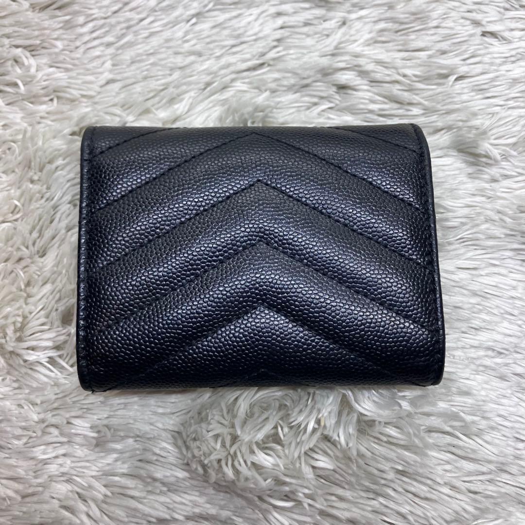 美品✨サンローラン 6連キーケース カサンドラ キャビアスキン キルティング