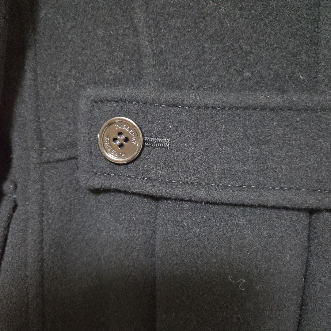 BURBERRY ブラック ダッフルコート 38