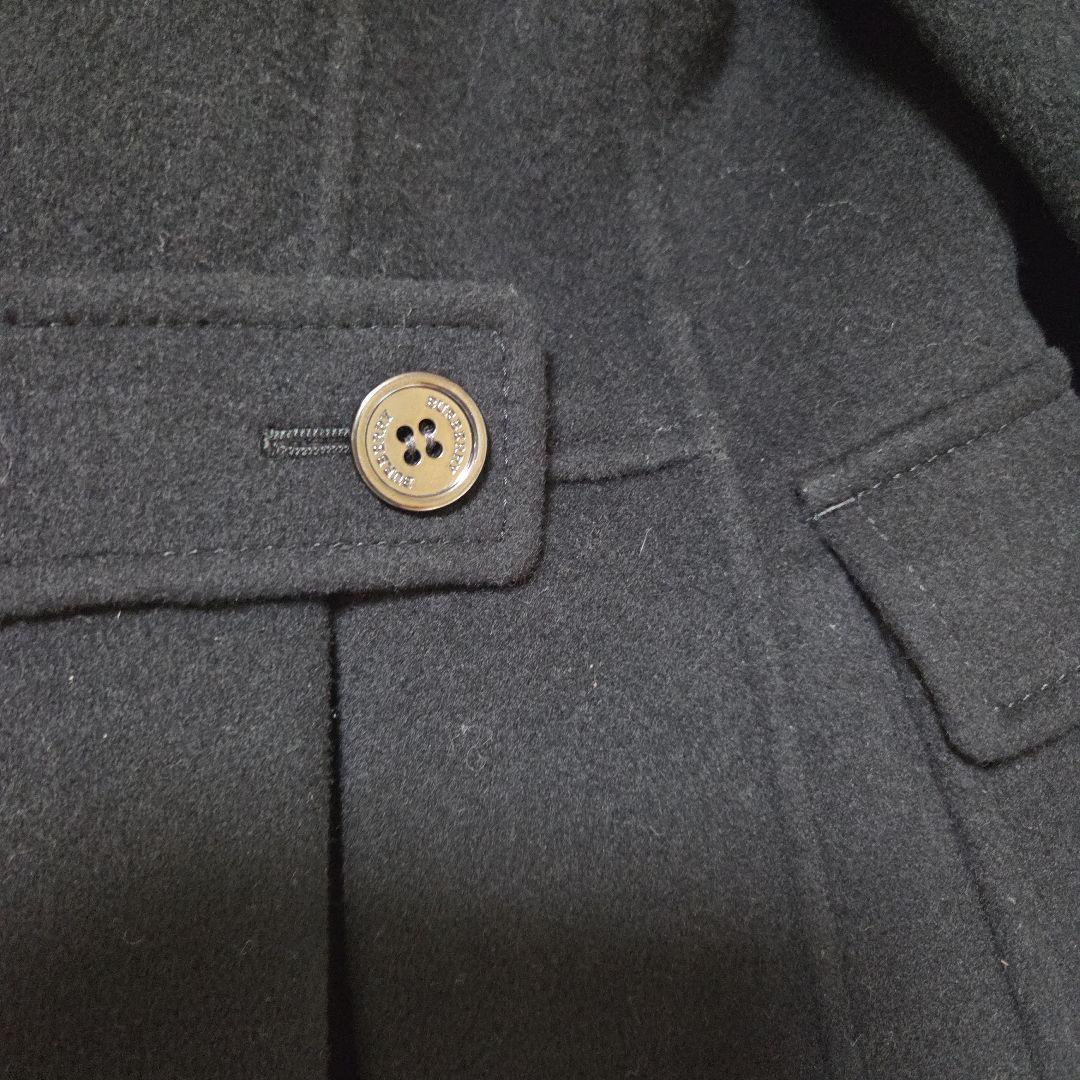 BURBERRY ブラック ダッフルコート 38