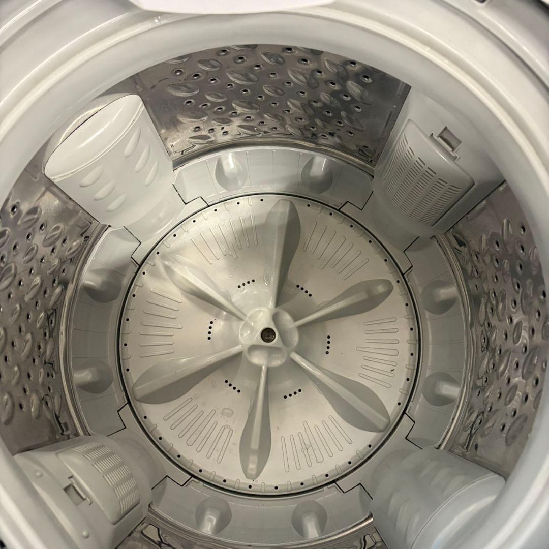 609 ホワイト洗濯機　８キロ　大容量　小型　一人暮らし　関東配送無料　極美品