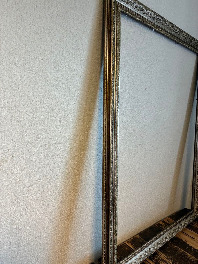専用　レトロ　額縁フレーム枠のみ　2点セット　壁掛け　アート　アンティーク調