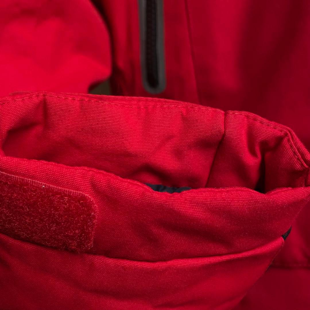 ノースフェイス ダウンジャケット レッド レディース L