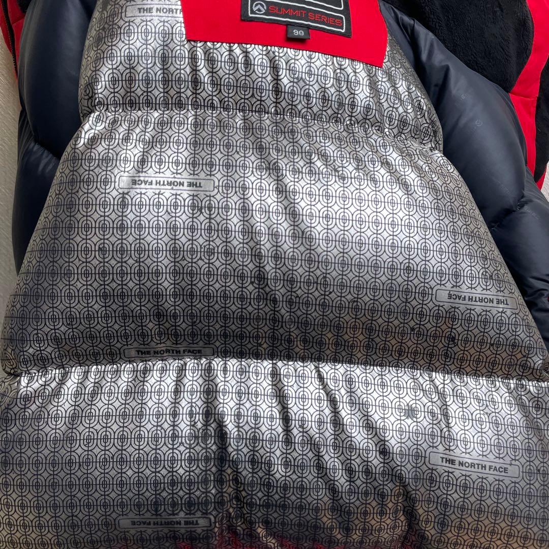 ノースフェイス ダウンジャケット レッド レディース L