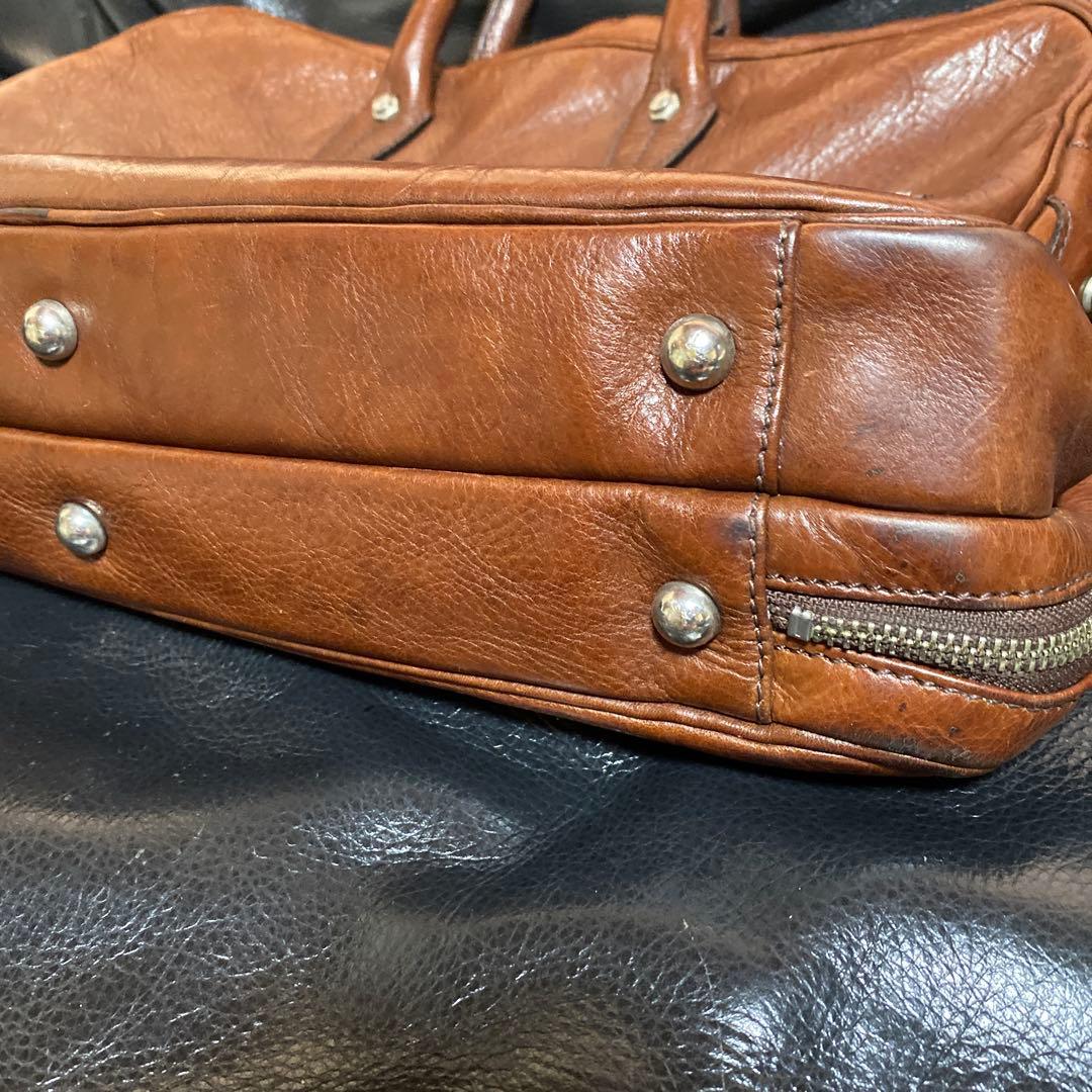 【値下げ】万双シモーネＢＯＸダブル天ファスナー　ダークブラウン