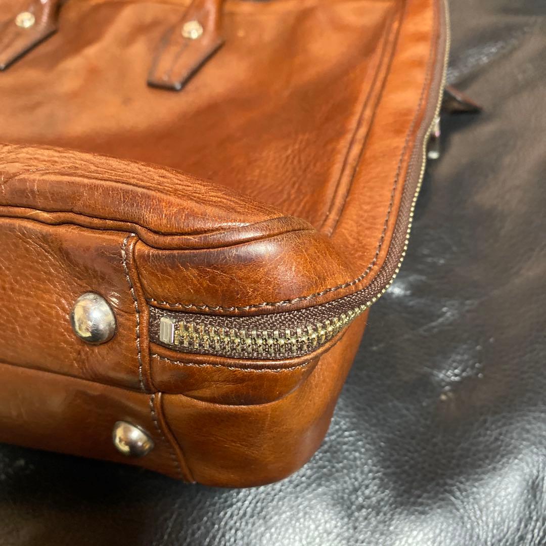 【値下げ】万双シモーネＢＯＸダブル天ファスナー　ダークブラウン