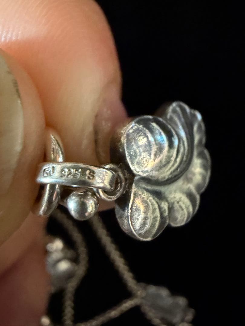 ジョージジェンセン　リーフネックレス