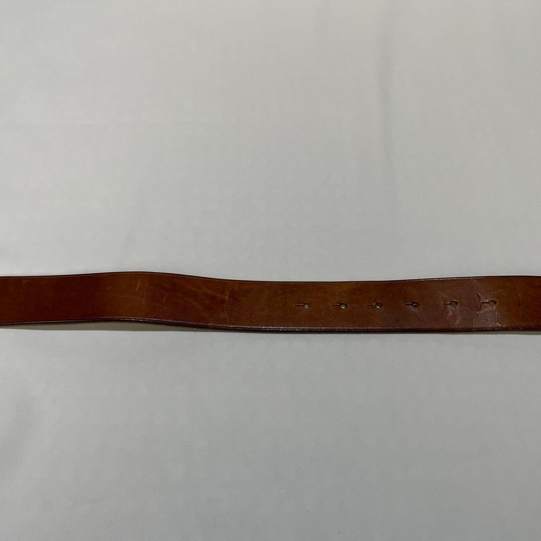 フェリージ Felisi ブラスバックル×レザーベルト イタリア製 試着のみ