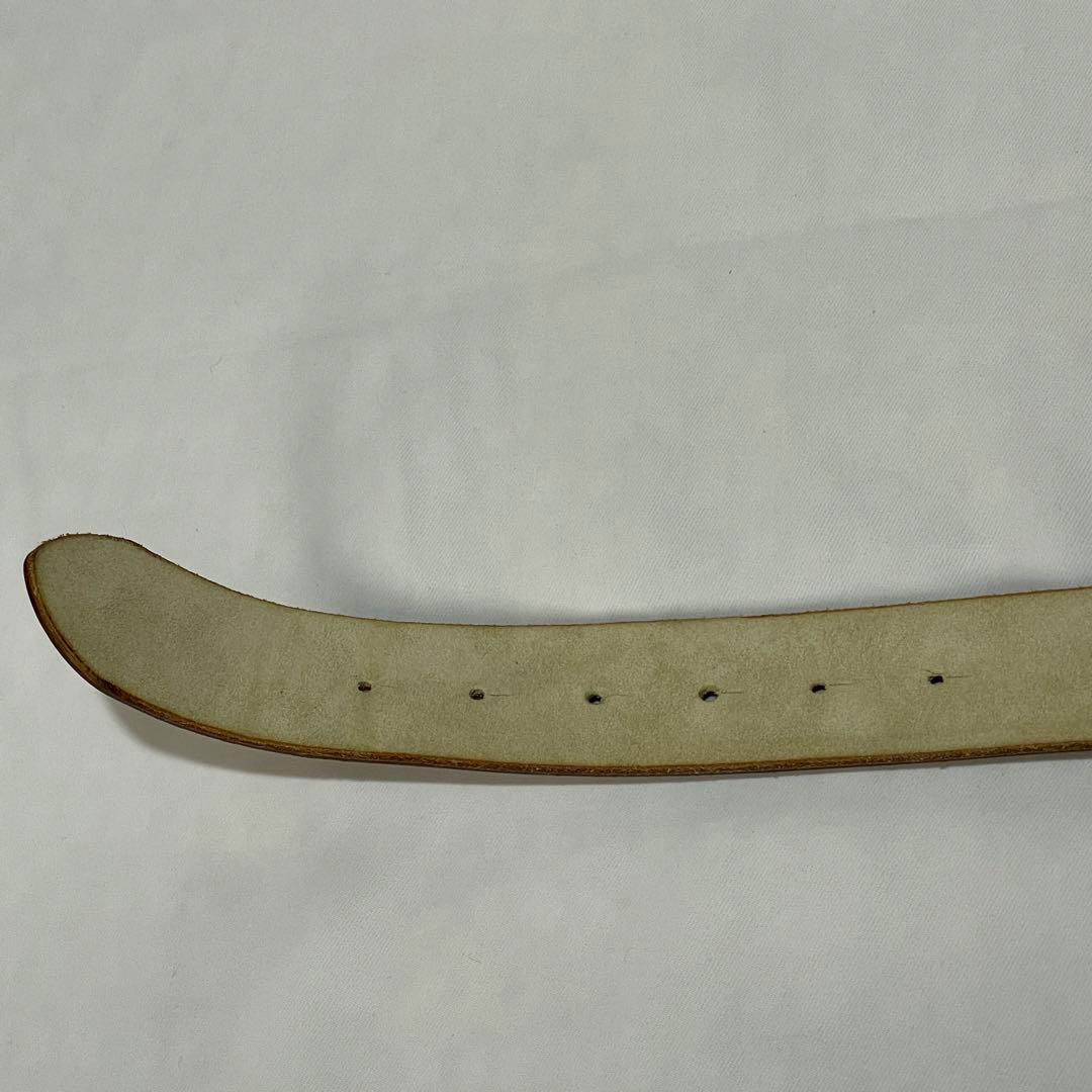 フェリージ Felisi ブラスバックル×レザーベルト イタリア製 試着のみ