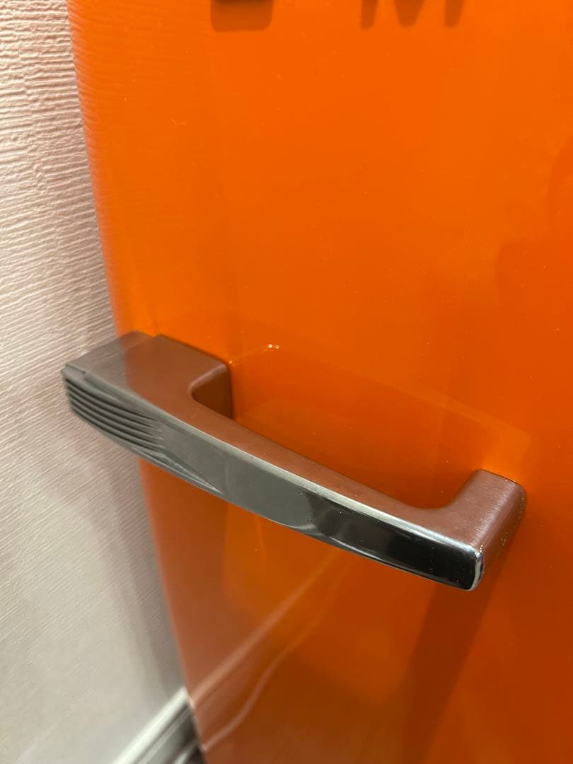 SMEG オレンジ冷蔵庫 レトロスタイル　100v