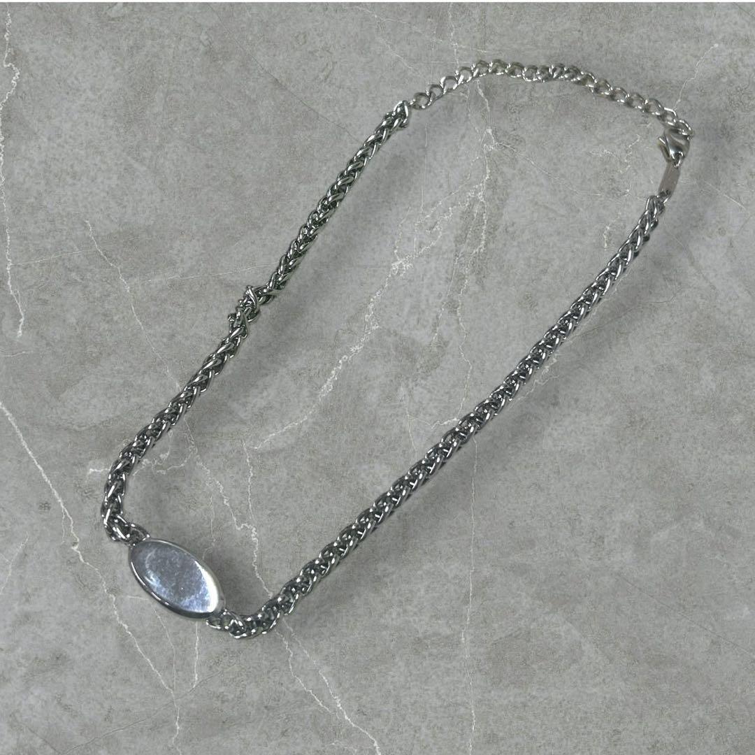 人気✨️DIESEL ディーゼル シルバーチェーン ネックレス ステンレス