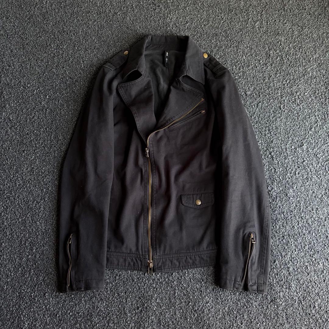 ジャケット・アウター 00s archive glamb cotton riders jacket