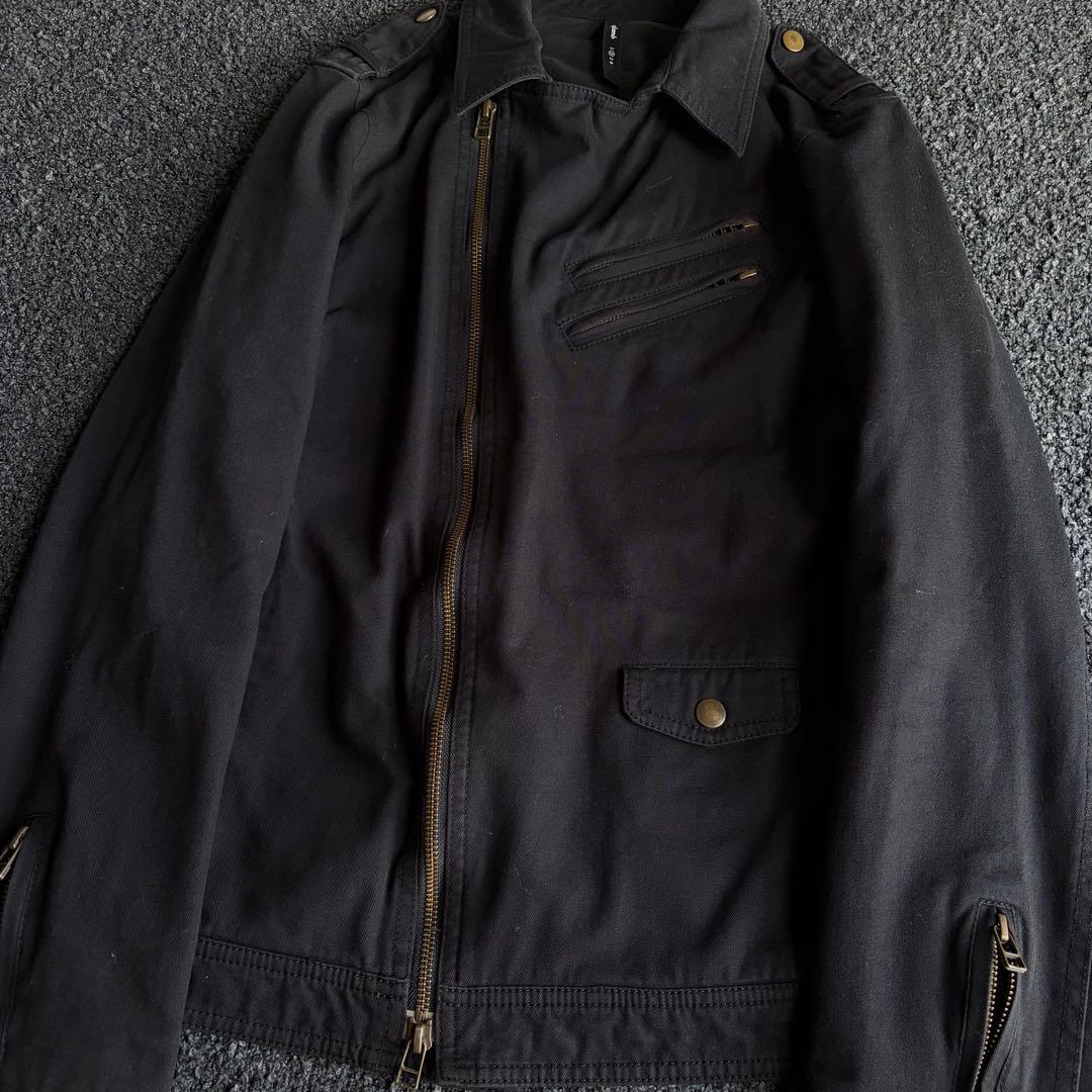 ジャケット・アウター 00s archive glamb cotton riders jacket