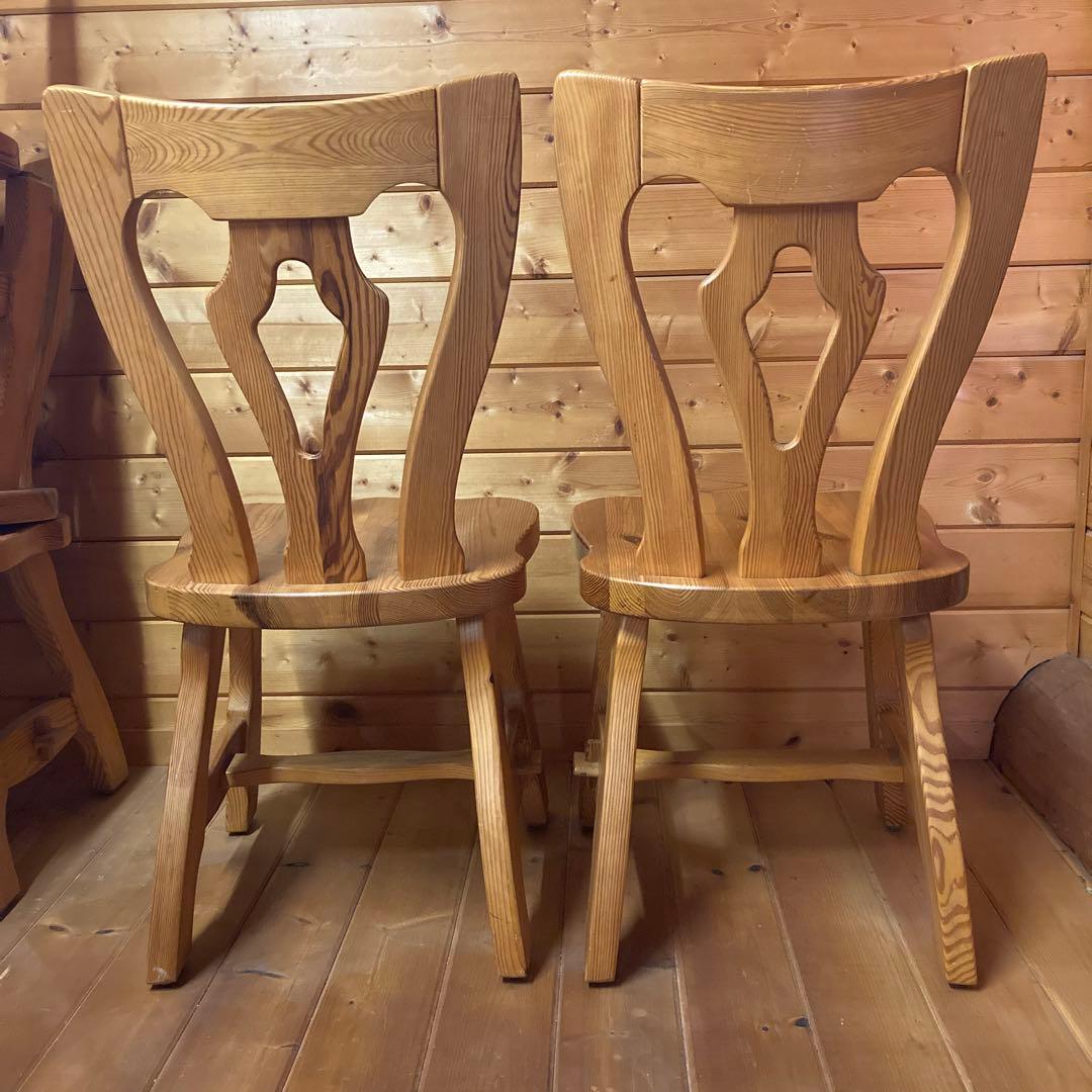 【引き取り限定】椅子　3脚　ウィンザーチェア　ダイニングチェア カントリーチェア