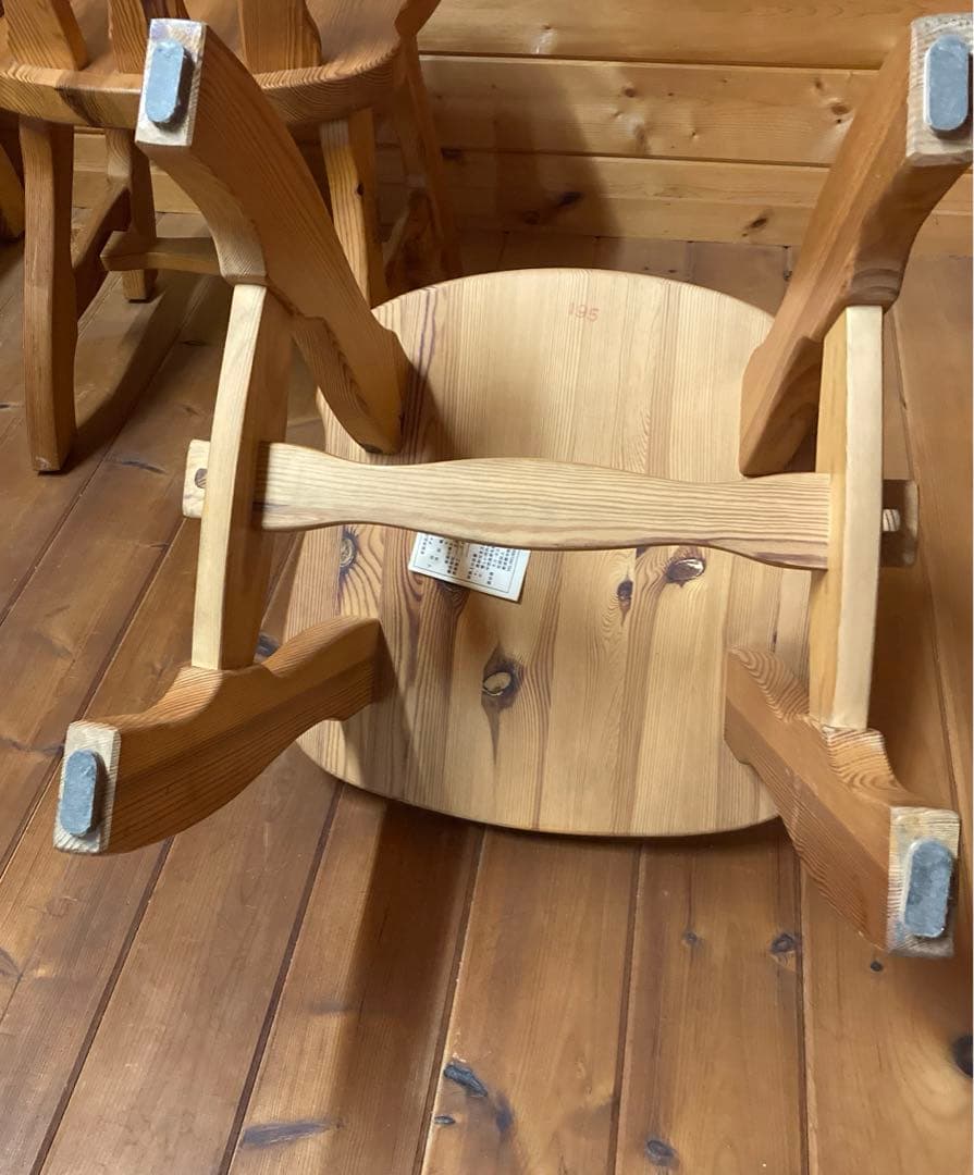 【引き取り限定】椅子　3脚　ウィンザーチェア　ダイニングチェア カントリーチェア