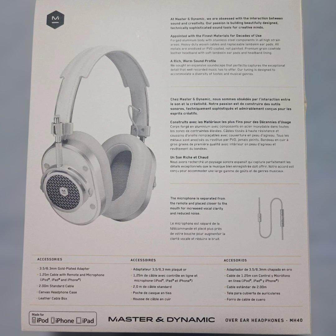 MASTER & DYNAMIC MH40 ホワイト