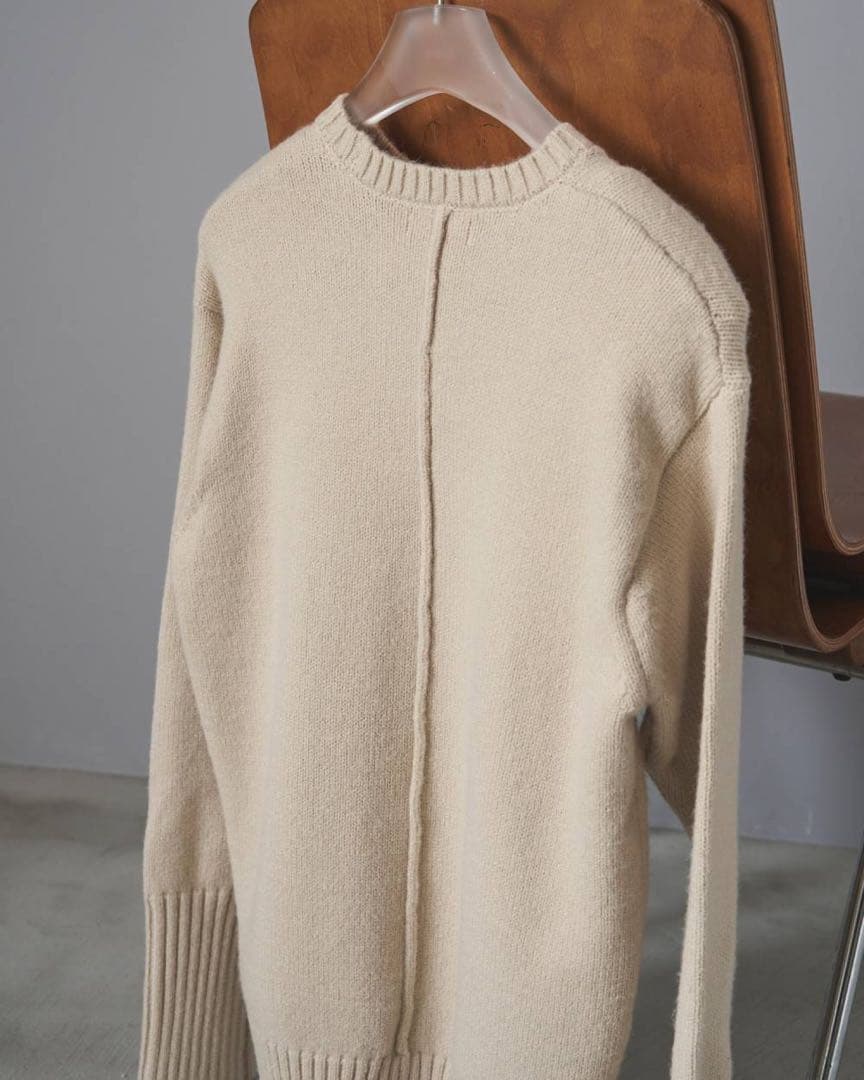 【新品タグ付】anuke Padin Over Knit オフホワイト