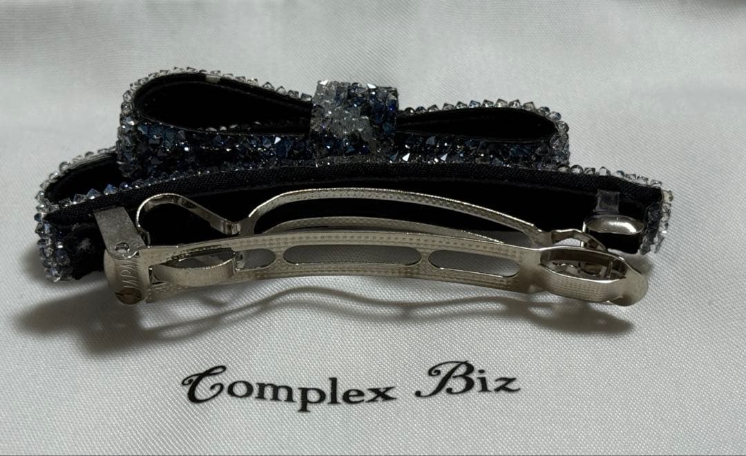 コンプレックスビズ ブリリアントラフィネ バレッタ ブラックミックス
