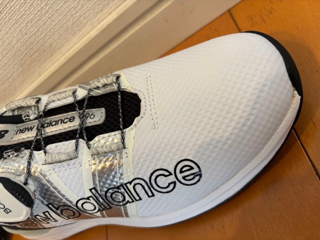 未使用‼️New Balance ゴルフシューズ 女性用 ホワイト　22.5cm