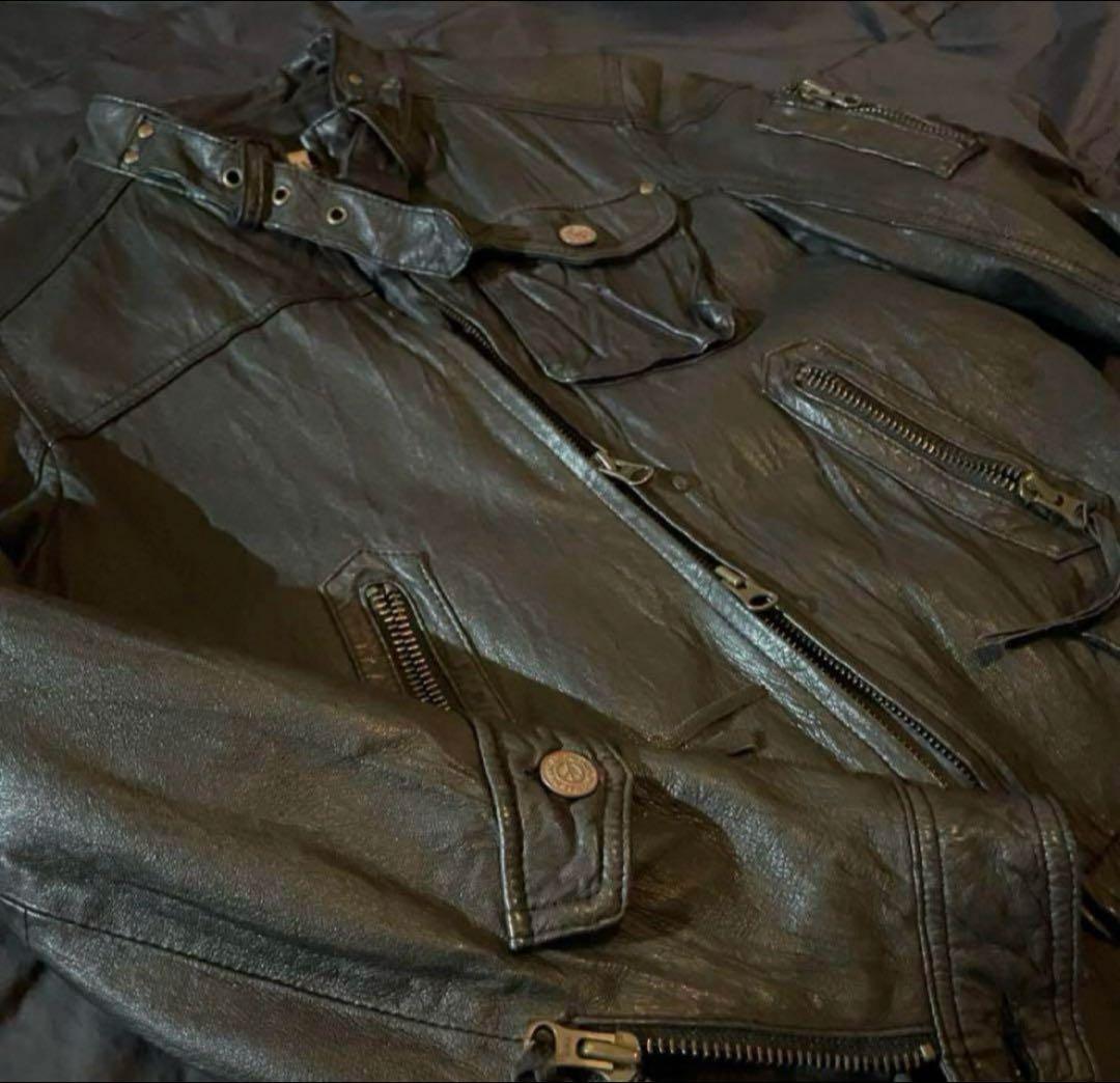 ジャケット・アウター realleather jacket kmrii 14th addiction