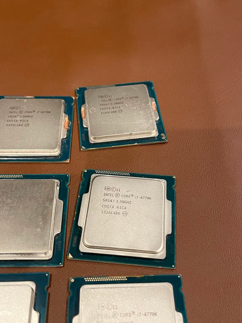 Intel Core i7-4770k CPU 12個セット　動作未確認